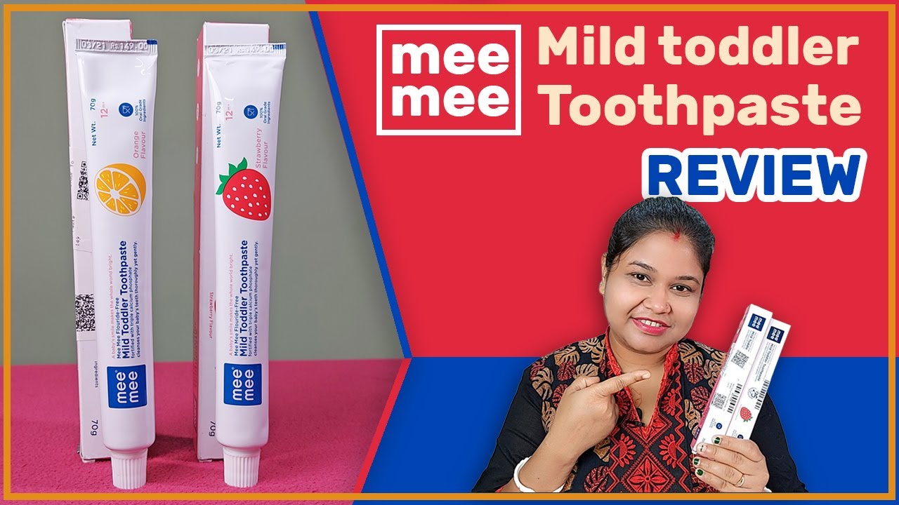 mee mee Baby Toothpaste Review | mee mee Mild Toddler Toothpaste | Toothpaste for Babies