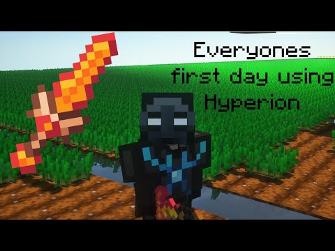 everyone's first day using a hyperion | Hypixel Skyblock