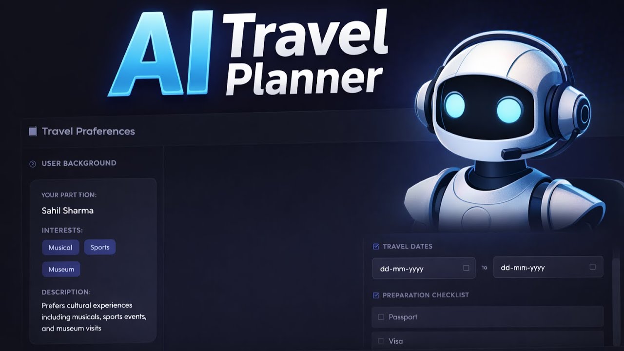 Travel Agent AI Planner 🌍 | AI-Powered Multi-Turn Travel Planning with FastAPI & React 