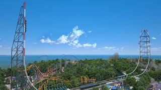 Top Thrill 2 roller coaster announcement video & b-roll - Cedar Point, Sandusky Ohio