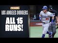 All 15 runs from the Dodgers' crazy NLCS Game 3 performance!