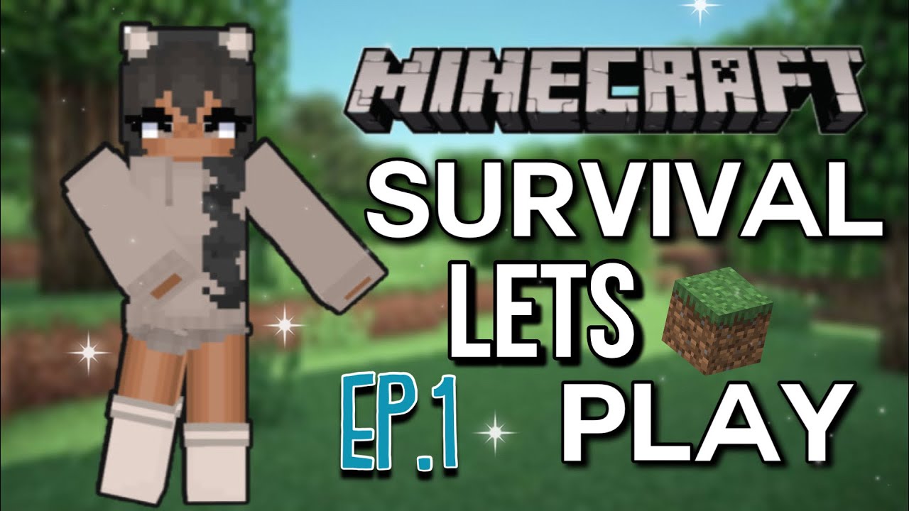 MINECRAFT SURVIVAL WORLD LETS PLAY! *IM BUILDING A HOUSE* || EPISODE 1 ...