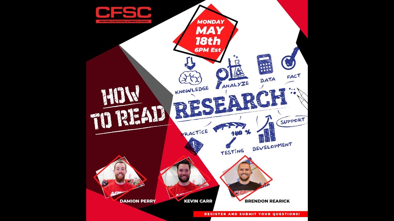 How to Read Research w/ Brendon Rearick, Damion Perry, and Kevin Carr ...