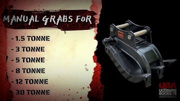 Extreme Manual  Grab Attachments For Excavators