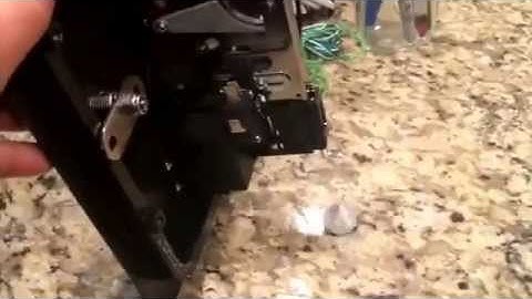 Demonstration of how an arcade coin door works...