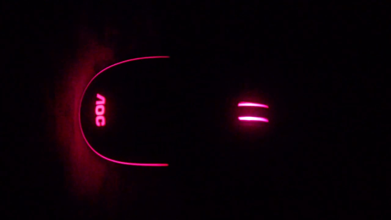 AOC GM500. Пример подсветки. "Пульсация" ("Произвольный").