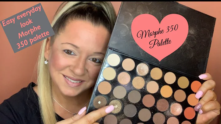 Easy everyday look Morphe 350 palette my everyday ...