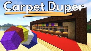Minecraft Tutorial | Carpet Duper | 1.18.2 | Fully Automatic