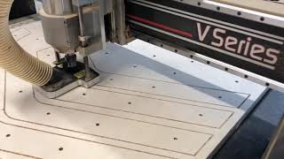 Tekcel CNC Router cutting 18mm Ply - FAST