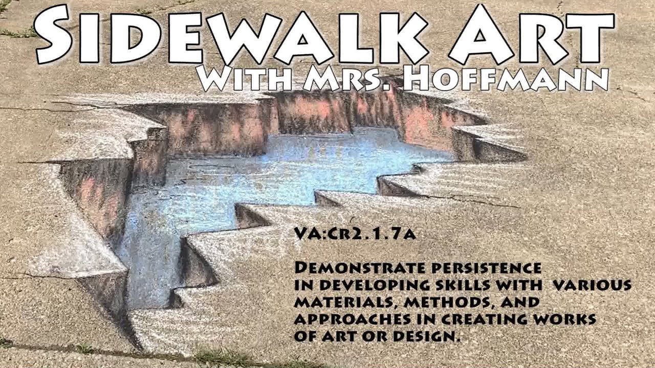 Sidewalk chalk Illusions