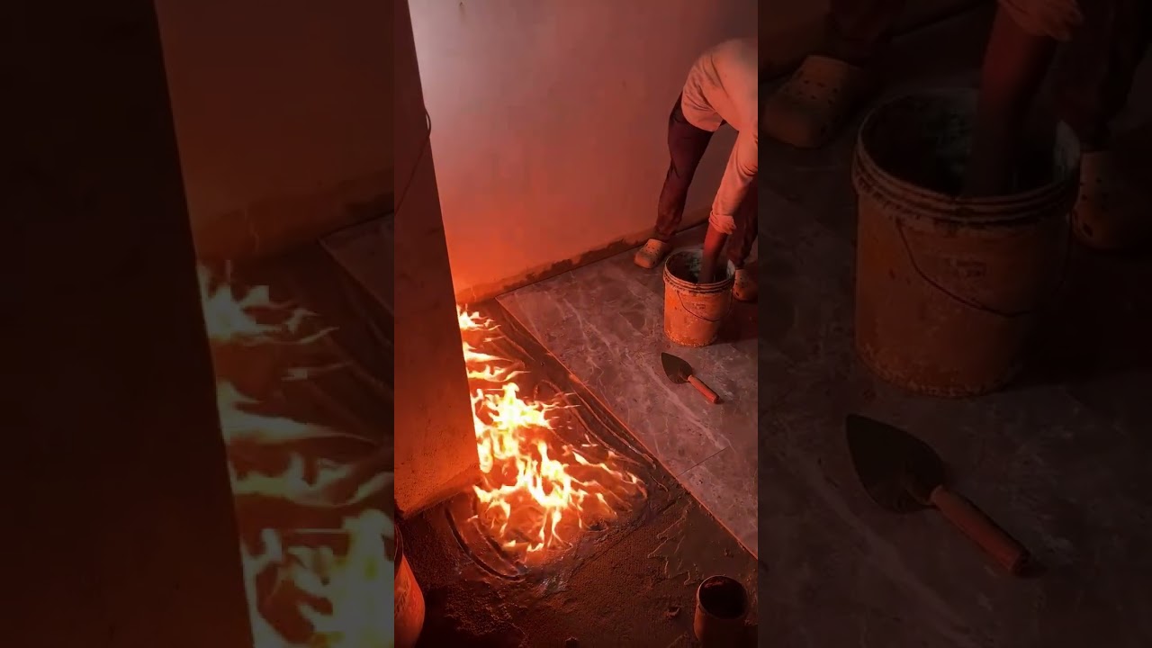 Very easy to stand cutting trick And Idea Amazing Tiles cutting tips