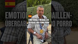WM-Medaille für den Großvater: Emotionales Video von Pedro Porro #shorts