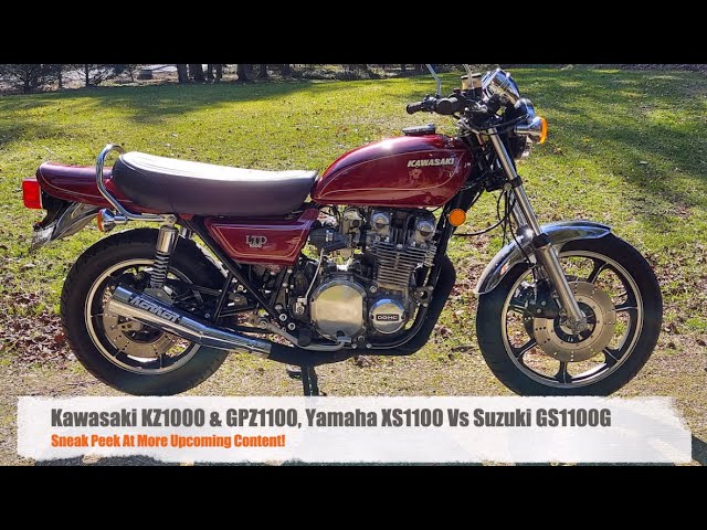 鈴木百桂 Kawasaki KZ1000, GPZ1100, XS1100 Vs GS1100G - Sneak Peek at