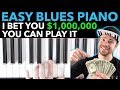 Easy blues piano i bet you 1000000 you can play it