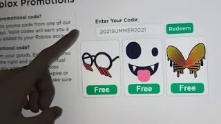 (JULY 2021) + 5 NEW ROBLOX PROMO CODES! *ALL* Roblox Promo Codes And FREE Items! [WORKING 2021]