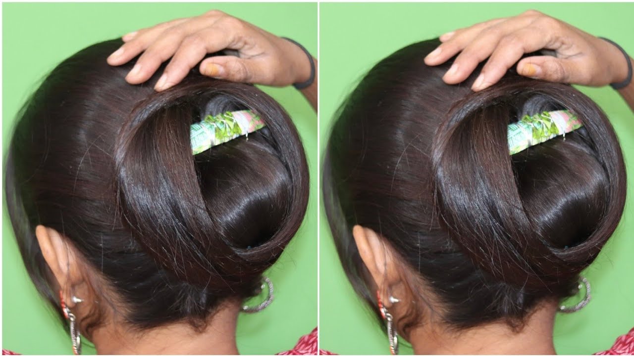 easy-low-bun-hairstyles-for-medium-hair-indian-bun-hairstyles-by-self