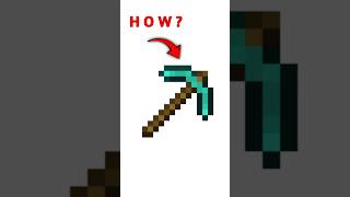 How to craft a diamond pickaxe in Minecraft? #how #minecraft #minecraftshorts