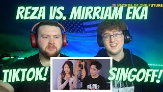 REZA - SING-OFF SONGS Part II (You Broke Me First, De Yang Gatal Gatal Sa) vs Mirriam Eka | Reaction