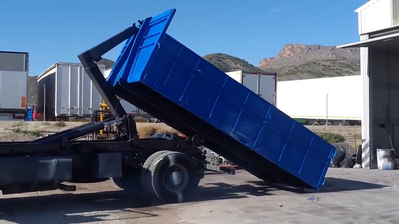 Вывоз мусора контейнер 27 м3 московская область - YouTube