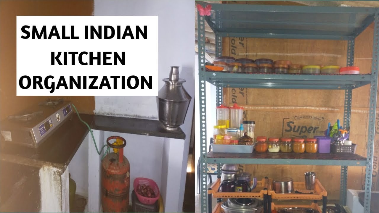 KITCHEN TOUR / SMALL INDIAN KITCHEN / ORGANIZE KITCHEN WITHOUT