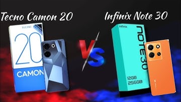 Tecno Camon 20 Vs Infinix Note 30 Specs Comparison/ Camera Test/Gaming Test....