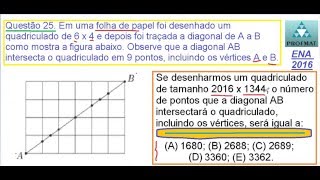 Curso De Matemática Profmat 2016 Solução Questão 25 Exame Nacional De Acesso Ena