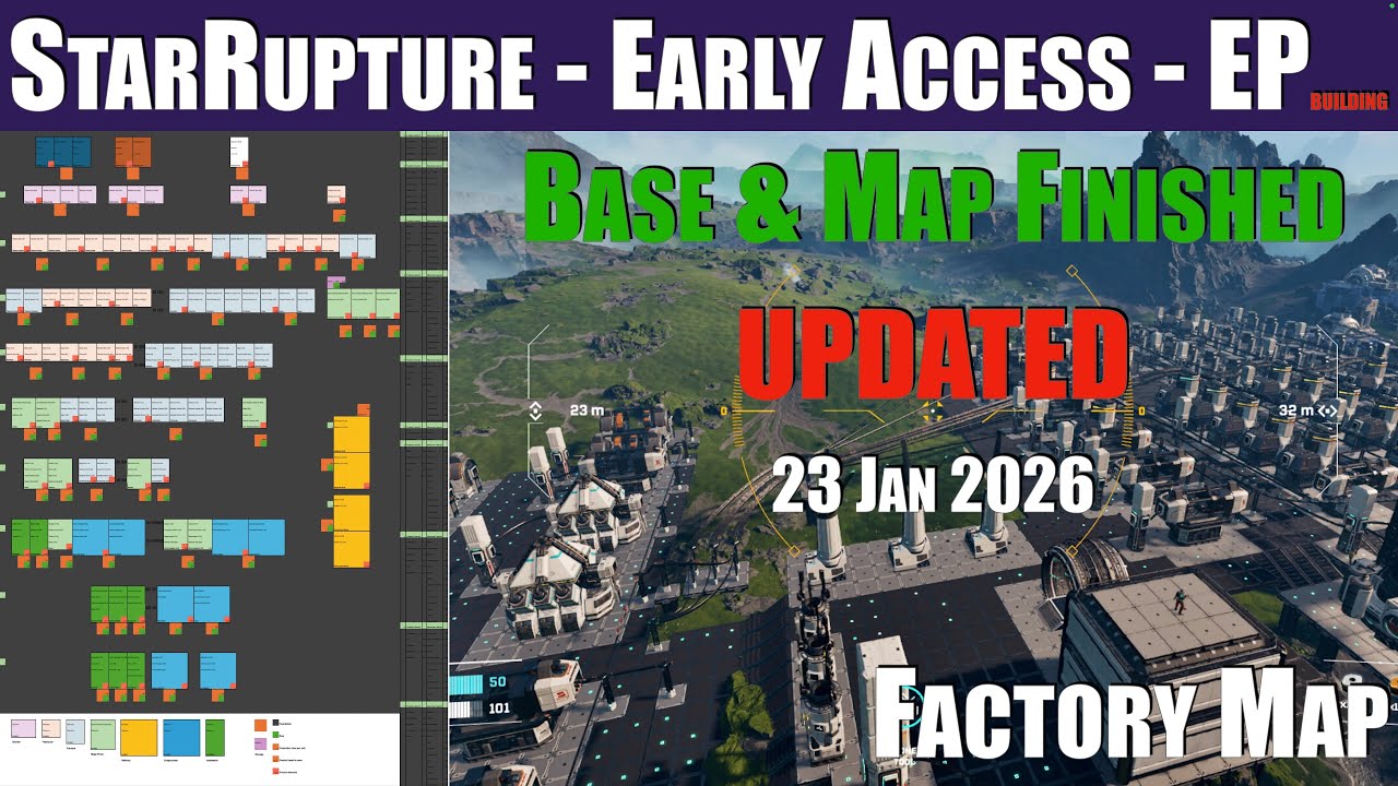 ОБНОВЛЕНИЕ - Карта «Завод» завершена - 23 января 2026 г. // StarRupture - Ранний доступ - EPbuilding