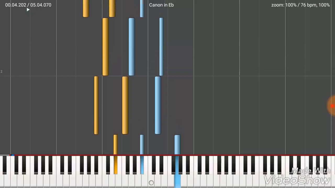 Canon in Eb - George Winston - MIDI