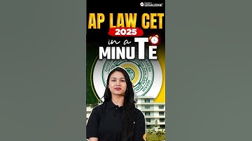 AP LawCET Exam: Everything You Need to Know! #APLawCET