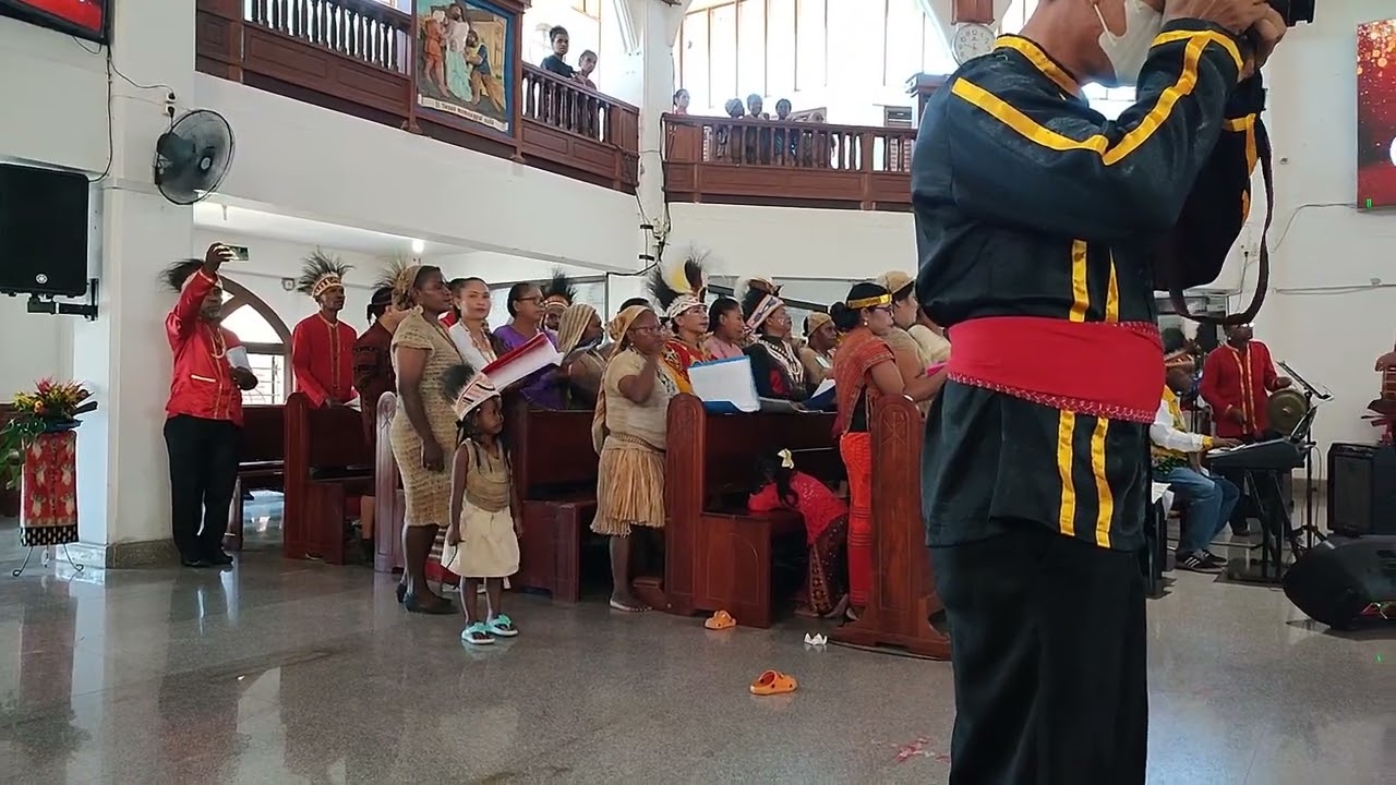 Lagu Mam Sob Sob_Bahasa Kei_Paduan Suara Nusantara Gereja Katolik Kristus Sahabat Kita Nabire Papua
