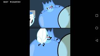 BFDI Cloud Leafy X Baby Firey Blue Jr lnflation