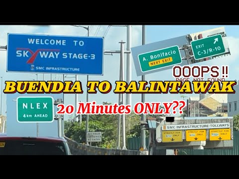 20 MINUTES ONLY BUENDIA TO BALINTAWAK??😱| ROADTRIP TO NLEX #roadtrip #road