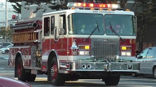 San Francisco Fire Dept. Engine 10 Responding