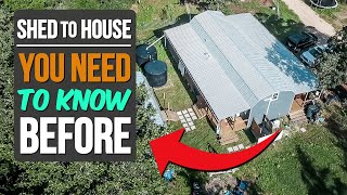 5 Things We Wish We'd Known Before Converting a Shed into a House