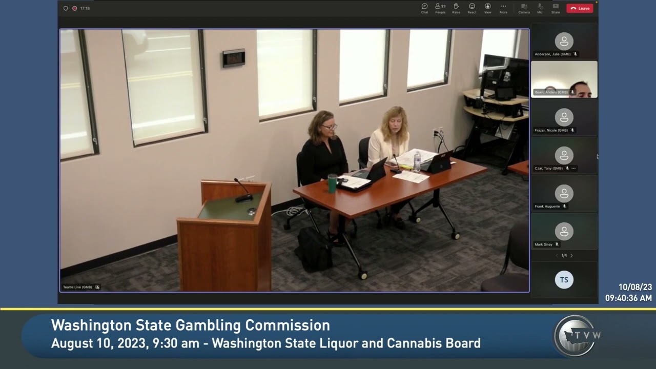 WSGC Executive Director Aug. 2023 Report to Commission