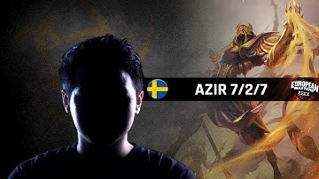 Highlights NiP Larssen with Azir - EU Masters Playoffs 2018