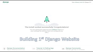 First Django Project (understanding basic Django workflow)