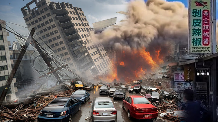 China Collapses: Strong Earthquake, Gunpowder Depot Explosion Kills People and Destroyed Many Houses
