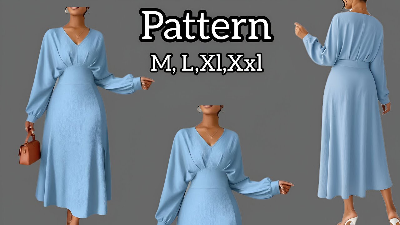 How to Make a Women’s Dress Pattern? 👗 | Step-by-Step Pattern Making for Beginners ✂️🧵