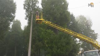 У Жашківській громаді відновлюють роботу вуличного освітлення (ВІДЕО)