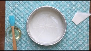 How To Line A Round Cake Pan Perfectly | Baking Hacks | Crafts And Kitchen