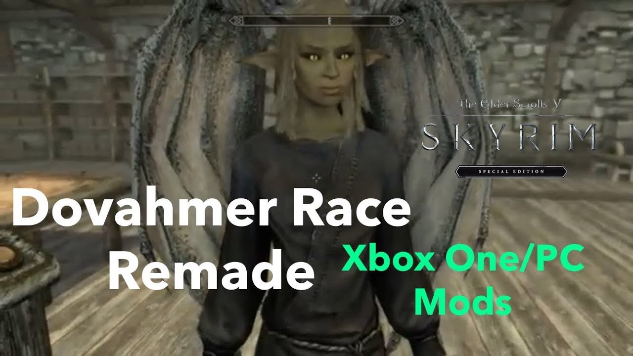 Dovahmer Race Remade-Become An Awesome Half Dragon!!! Skyrim SE Xbox One/PC  Mods - YouTube