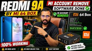 Redmi 9A Mi Account Remove Permanant By F64 Box / Dm Dp Not Connect Ab Kya Kare