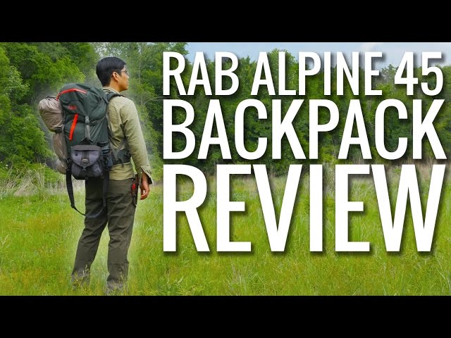 Gear Review - Rab Alpine 45 Backpack - Ultralight Backpacking Gear