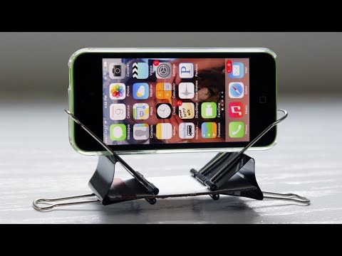 Video giá đỡ điện thoại bằng kẹp giấy 1 - youtube