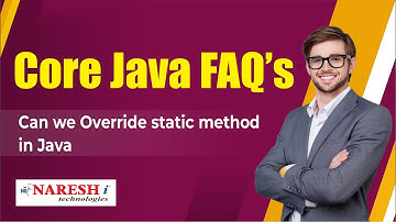 Can we override static method in Java? | Core Java Interview Questions | Naresh IT