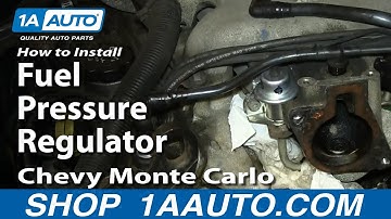 How to Replace Fuel Pressure Regulator 00-05 Chevy Monte Carlo