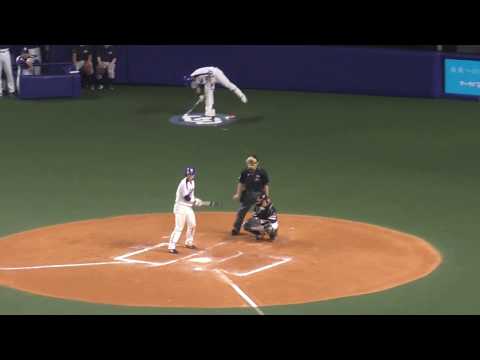 客席から見た　中日福田がソフトバンクバンデンハークからホームラン打ったとこ　2018年6月9日(土)　中日 - ソフトバンク 2回戦