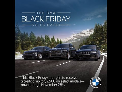The BMW BLACK FRIDAY Sales Event at BMW of Bridgewater - YouTube
