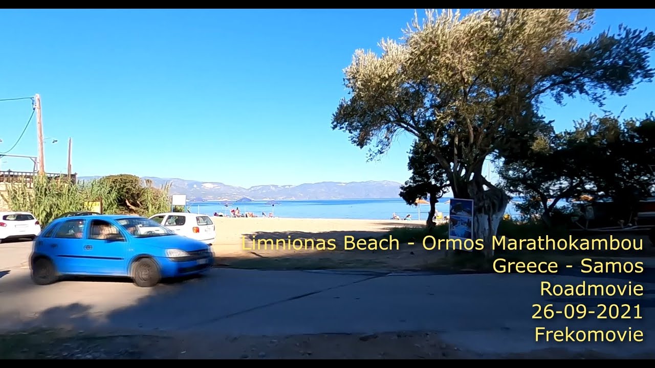 557. Samos- Roadmovie Limnionas Beach to Ormos Marathokambou [26-09-2021]